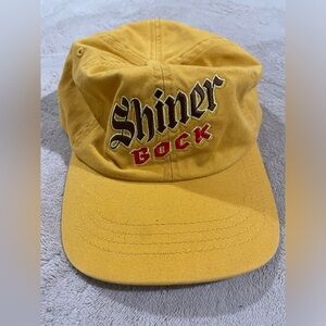 Shiner Bock Beer Hat Yellow Strapback Gulf Coast Designs USA Cap